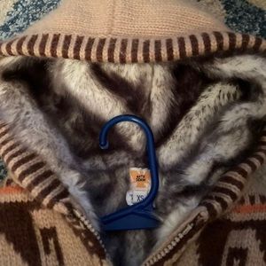 Antik Denim Lambswool lined sweater coat